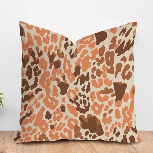Miniatura 47 de ArogGeld Funda de almohada para sofá, guepardo y leopardo, estampado de leopardo, funda de cojín decorativa de granja para sala de estar