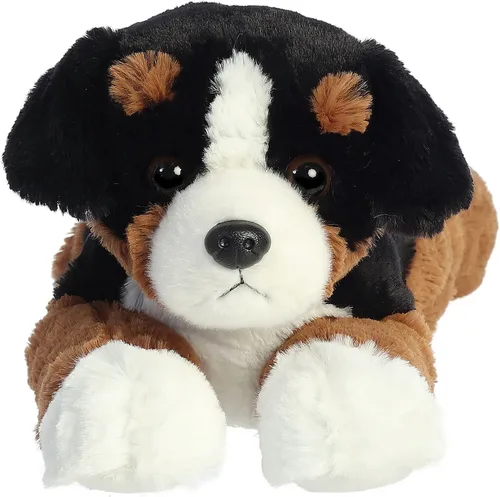 Miniatura 2 de Aurora® Adorable Flopsie™ Bernie Mountain Dog™ - Animal de peluche, facilidad para jugar, compañeros intemporales, color blanco, 12 pulgadas
