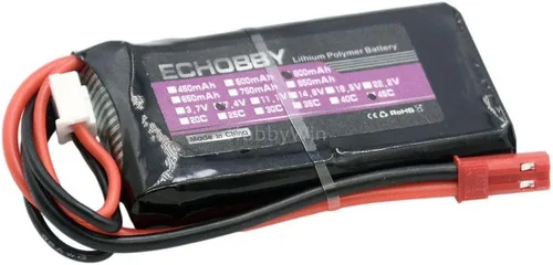 Miniatura 5 de 7.4V 2S 600mAh 45C LiPo Batería JST Plug para RC Modelo Avión Helicóptero Multirotor FPV Drone RC Quadcopter