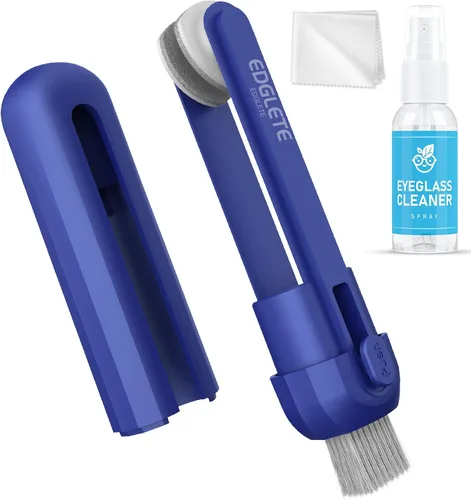 Kit Limpiador de Gafas para Anteojos, Spray Limpiador de Lentes con Paño de Microfibra, Kit Limpiador de Gafas Portátil para Viajes, Herramienta de