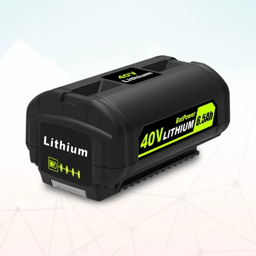 Miniatura 7 de BatPower Combo de batería y cargador de 6.5 Ah y 40 V compatible con herramientas inalámbricas Ryobi de litio de 40 voltios para exteriores, batería