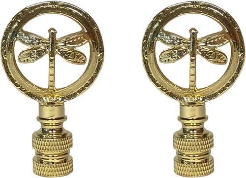 Miniatura 11 de Royal Designs, Inc. Lámpara decorativa de libélula finial, F-5093-CH-1, cromo