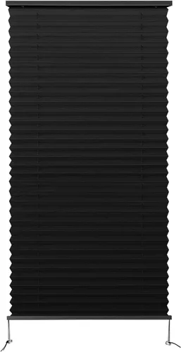 Miniatura 10 de Dulepax Persianas plisadas, 14 pulgadas de ancho x 24 pulgadas de largo, color negro, para caravana, remolques de viaje, ventana de autocaravana
