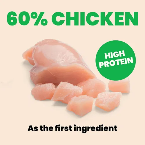 Miniatura 5 de almo nature HQS - Filete de pollo natural en caldo, sin gluten, sin aditivos, comida húmeda enlatada para perros adultos, triturado, 12 x 280 g/9.87