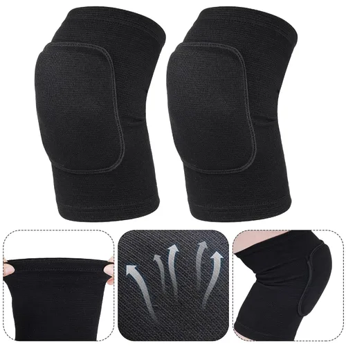 Miniatura 3 de obmwang Set de rodilleras de voleibol y coderas de voleibol para niños, jóvenes, voleibol, yoga, baile, fútbol, baloncesto, correr, pequeño