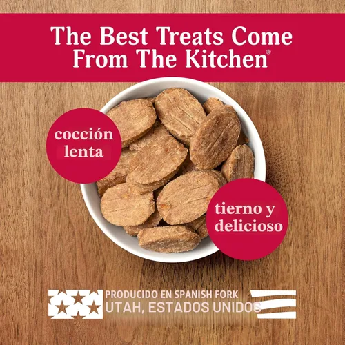 Miniatura 3 de Milo's Kitchen Homestyle - Golosinas para perros, rebanadas de salchicha de pollo y manzana, 18 onzas, altas en proteínas, sin sabores artificiales