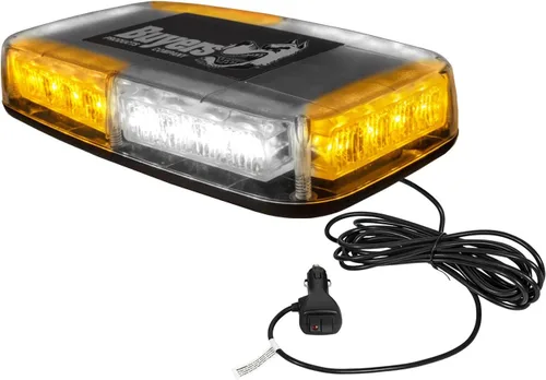 Miniatura 8 de Buyers Products 8891040, Mini barra de luz LED rectangular de 11 pulgadas multimontaje, magnética o montada permanentemente, luz de seguridad