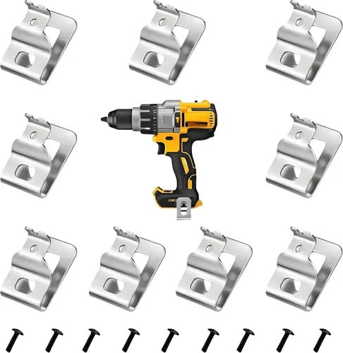 Miniatura 7 de N268241 N086039 (6 unidades) Juego de clips de herramientas de taladro de acero inoxidable con tornillos compatibles con herramientas eléctricas