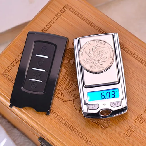 Miniatura 6 de 0.00 oz-7.05 oz Mini llave de coche LCD Digital Balance Peso Bolsillo Joyería Escala de Diamante Digital Gramos Escala Digital Gramos, Escala