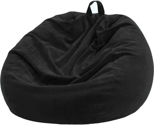 Funda para Silla Puf de 3 pies (Sin Relleno) 35"×43" Almacenamiento Grande de Animales de Peluche Silla Puf Lavable Funda para Silla Puf Grande de