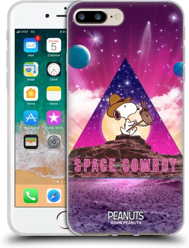 Miniatura 147 de Head Case Designs Funda de gel con licencia oficial de Peanuts Nebula Cactus Needles Snoopy Space Cowboy [protección de grado militar] compatible
