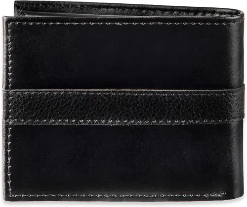 Miniatura 3 de Tommy Hilfiger Billetera plegable clásica para hombre con ventana de identificación y múltiples ranuras para tarjetas