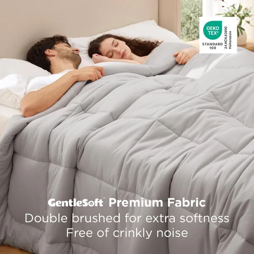 Miniatura 109 de Bedsure Relleno de edredón – Edredones acolchados tamaño individual XL, edredón para todas las estaciones, suave manta de ropa de cama alternativa