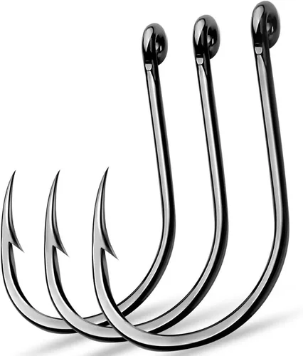 AMHDV 200 unids/paquete de anzuelos de pesca circulares Super fuerte pulpo púa gancho de pesca para agua salada de agua dulce