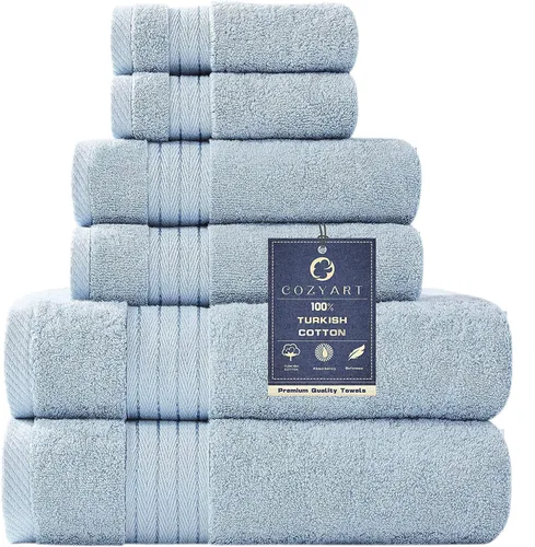 Miniatura 59 de COZYART - Juego de 3 toallas de baño de algodón, color naranja quemado, grandes y gruesas, 19.17 oz/yd², incluye 1 toalla de baño, 1 toalla de mano