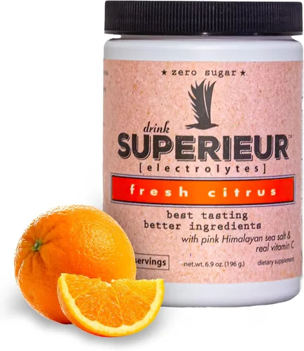 Superieur Electrolytes – Suplemento de electrolitos a base de plantas con minerales marinos para hidratación y recuperación – Apto para dieta keto,