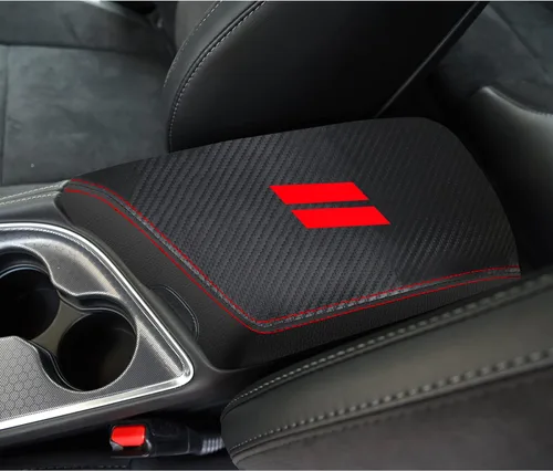 Miniatura 12 de YOSRTER para Accesorios de Dodge Challenger 2015 2016 2017 2018 2019 2020 2021 2022 2023 2024 Funda de Reposabrazos de Consola Central Caja