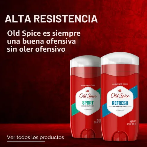 Miniatura 8 de Old Spice Desodorante sin aluminio para hombres, alta resistencia, protección del sudor 24/7 y protección contra olores, frescura 24/7 y aroma
