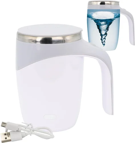 Miniatura 13 de Taza autoagitación - Taza magnética eléctrica automática para café, taza de mezcla giratoria linda, para remover café/té/chocolate caliente/leche