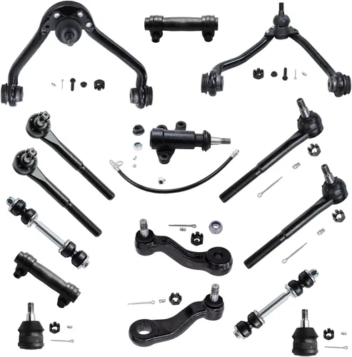 Miniatura 118 de Detroit Axle - Kit de suspensión frontal de 16 piezas para RWD Chrysler 300 Dodge Charger Challenger Magnum 6 brazos de control con rótulas 2