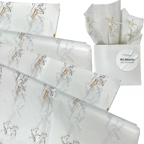 Miniatura 46 de Ocean Tides 300 hojas (14 x 20 pulgadas) de papel de regalo de Navidad, papel de seda de regalo a granel para manualidades, cumpleaños y días