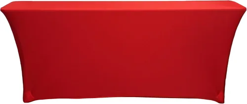 Miniatura 9 de YOUR CHAIR COVERS - Mantel elástico rectangular estándar de elastano de 6 pies x 18 pulgadas, color negro
