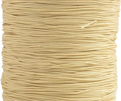 Miniatura 93 de KONMAY 1 rollo de cuerda de nailon para hacer pulseras de 150 yardas, trenzado de nailon Shamballa Macramé/cordón de cuentas de 0.4mm, cordón