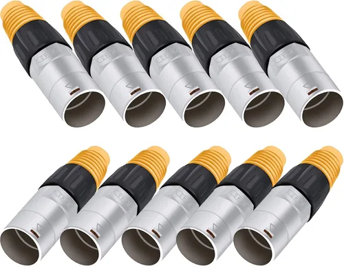 Miniatura 10 de PENGLIN Acoplador de montaje en panel RJ45, conector de panel RJ45 tipo D, CAT6/5E/CAT5 hembra a hembra, enchufe de paso de red LAN con tapa