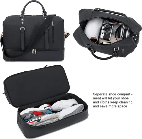 Miniatura 3 de Weekender Overnight - Bolsa de viaje de gran tamaño para hombres y mujeres