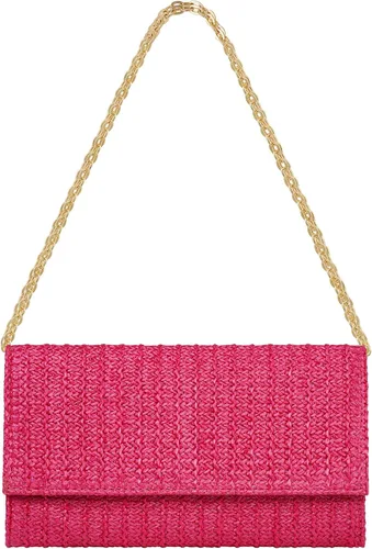 Miniatura 10 de Kseymeir Bolso de mano de paja para el hombro, bolso cruzado tipo sobre, bolso de rafia para verano, playa, viajes, moda 2026 Straw, Summer