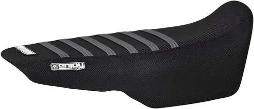Miniatura 7 de Enjoy Mfg Funda de asiento compatible con Honda The 2022 Grom 125 MSX125#331 (lados negros/parte superior negra/varillas moradas)