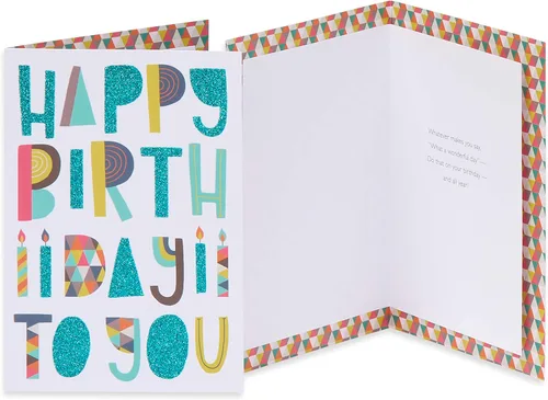 Miniatura 3 de American Greetings Tarjetas de cumpleaños surtidas de alta calidad, diseños contemporáneos (8 unidades)