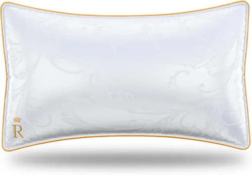 Miniatura 8 de Royal Therapy Juego de 2 almohadas de tamaño estándar (20 x 26 pulgadas), almohadas alternativas de plumón de ganso, almohada estándar ajustable