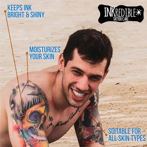 Miniatura 6 de INKredible Glow Salve + lociones curativas para tatuajes de cuidado posterior (paquete de 2)