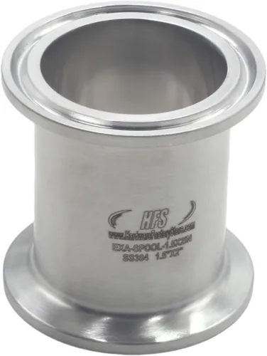 Miniatura 13 de HFS (R) 1.5 "Sanitario Tri Clamp Spool 12" Longitud Acero inoxidable 304 Tubería redonda