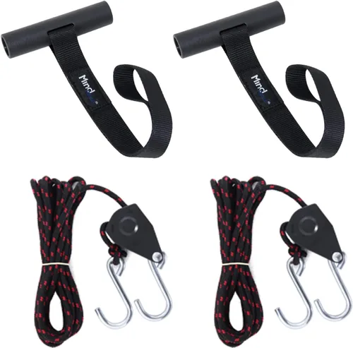 Miniatura 7 de Bucles rápidos para capó, correas de anclaje de amarre para kayak de mente y acción, accesorios de transporte Canon para capó y maletero