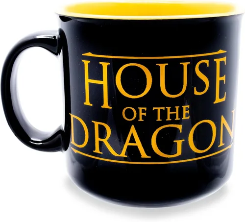 Taza de cerámica Game Of Thrones House of the Dragon para caravana, taza de café grande para expreso, té, coca | Capacidad para 20 onzas