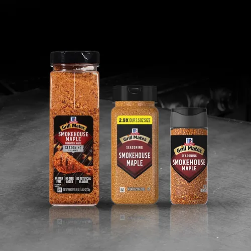 Miniatura 17 de McCormick Grill Mates Smokehouse Condimento de arce, 3.5 onzas