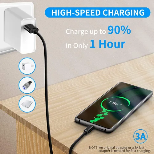 Miniatura 5 de PremiumCord Cable de conexión USB-C a USB 3.0 de 9.8 ft, cable de datos SuperSpeed de hasta 10 Gbit/S, conexión hasta 3 A, conector USB 3.1