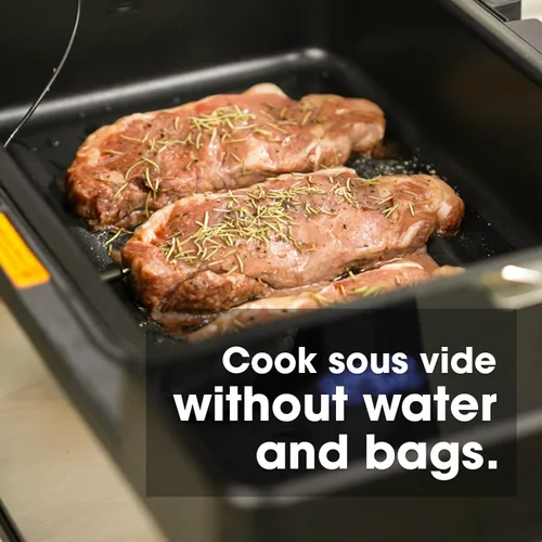 Miniatura 3 de Vesta Precision Sous Vide - Máquina sin agua y sin bolsa con recipiente de 8.6 L, olla Sous Vide todo en uno para marinar, Sous Vide & Sear, sonda