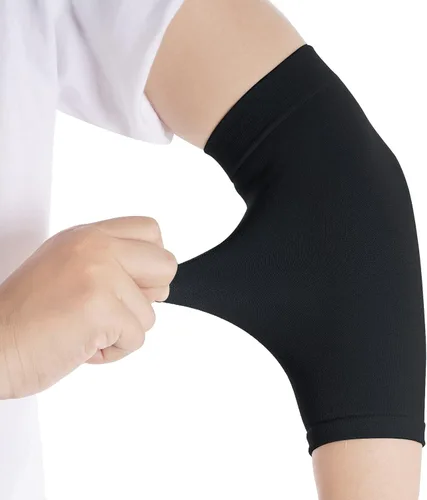 Miniatura 3 de HOVEOX 3 pares de cubiertas de tatuaje para el antebrazo, cubierta de tatuaje, mangas de compresión para brazos para mujeres y hombres Negro