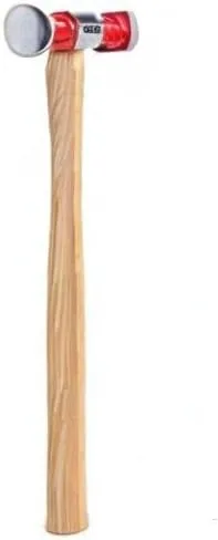 Miniatura 6 de Fairmount Martillo de curva inversa Mango de madera Dinging con caras redondas y cuadradas de corona alta para reparación de automóviles y formación