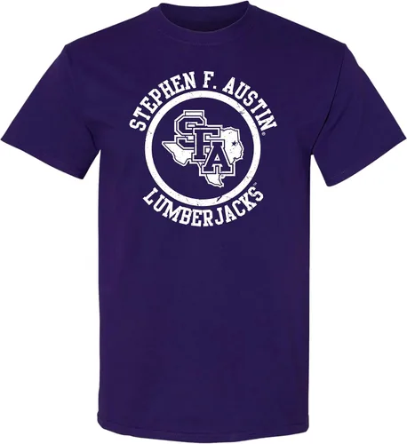 Miniatura 54 de UGP Campus Apparel AS04 - Camiseta con logotipo de círculo envejecido