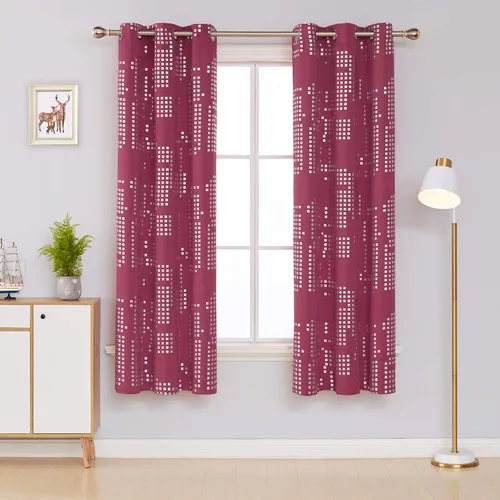 Miniatura 30 de Deconovo - Cortinas opacas para oscurecer la habitación, con aislamiento térmico, cortinas con ojales