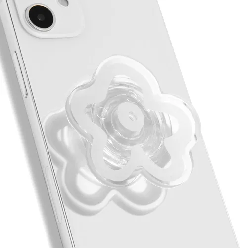 Miniatura 17 de OnTheGrip Lindo Diseño Transparente en Forma de Flor de Margarita Soporte de Teléfono Móvil Plegable Multifuncional para Smartphone, Tablet