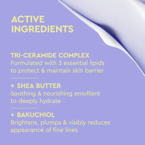 Miniatura 5 de BYOMA Crema Hidratante Rica - Loción Facial de Reparación de Barrera con Bakuchiol y Extracto de Karité - Hidratante Facial con Ceramidas para Piel