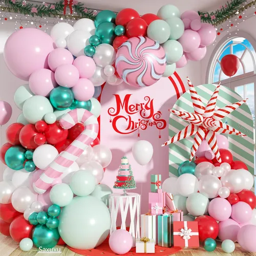 Miniatura 11 de Kit de arco de globos rojo y azul, kit de guirnalda de globos rojo, blanco y azul, globos dorados arena, globos azul marino y blancos para Día