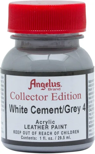 Angelus Collector Pintura para cuero 1 oz W Cement Cemento blanco