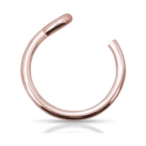 Miniatura 9 de 925 Sterling Silver Fake Clip on Nose Ring, 20g Tiny Faux Non Piercing Huggie Hoop