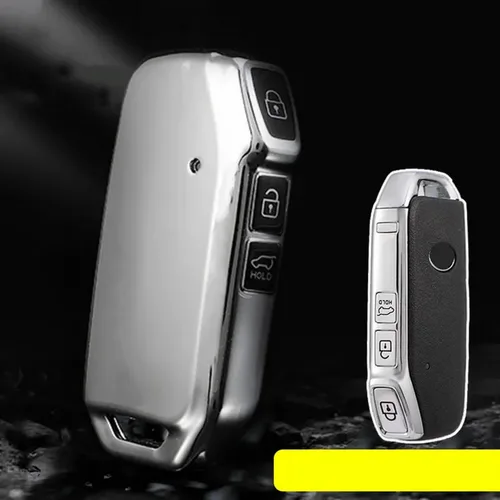 Shell Fob para KIA Ceed Cerato Forte NIRO Soul Telluride Sportage R GT Stinger Sorento TPU Car Key Case Cover Protector sin llave